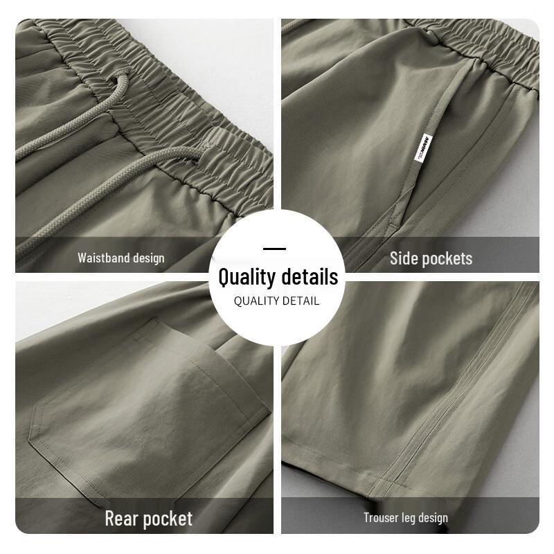 Mark Fairwhale Men's Straight Loose Fit Cargo Pants