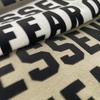 Double-Line Flocking Essentials High Street Letter Hoodie - Casual Loose Fit for Men & Couples