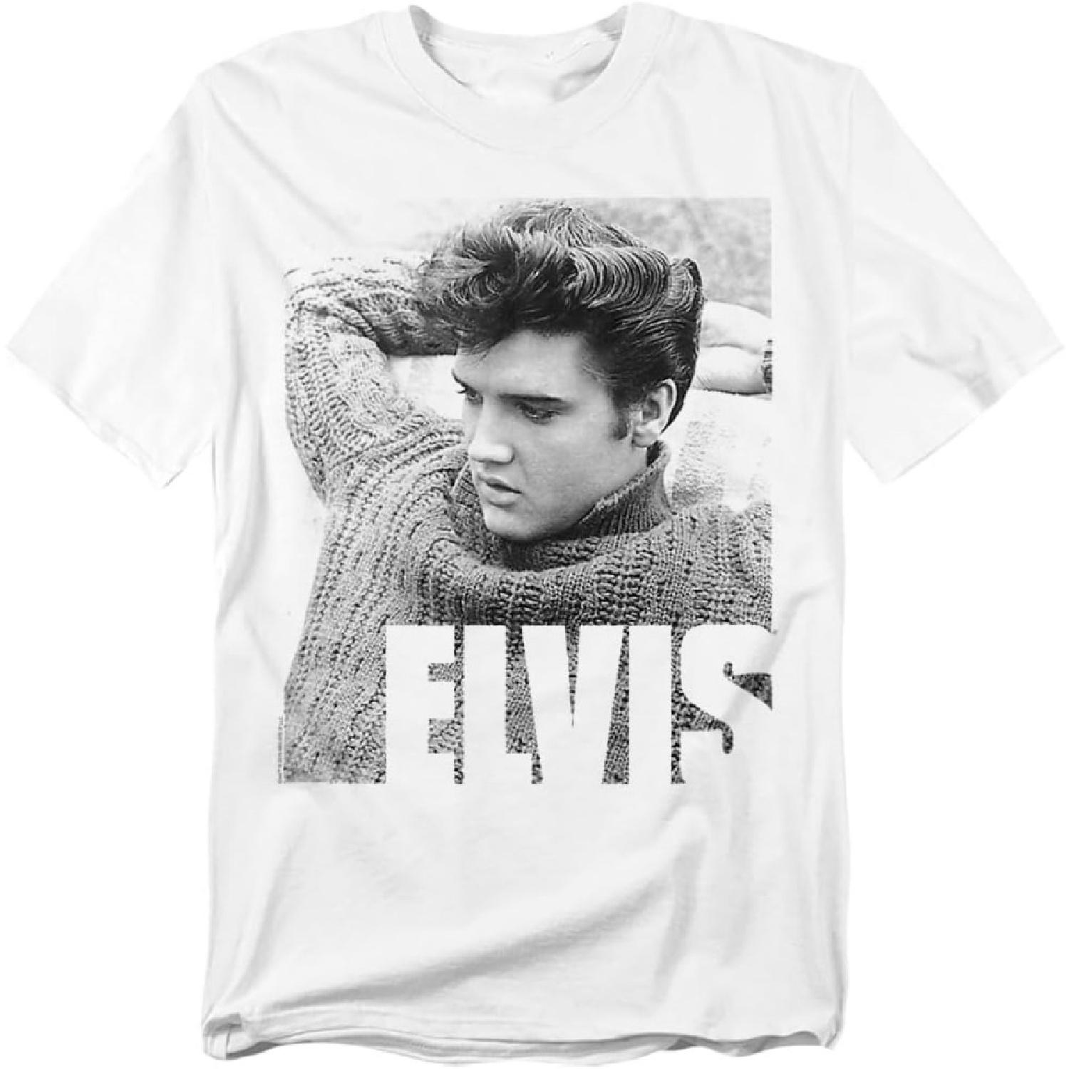 Popfunk Elvis Presley Relaxing T Shirt XL белый