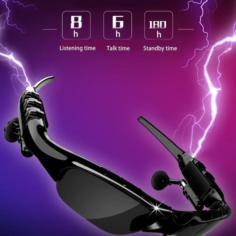 Wireless Sunglasses Headset Bluetooth-compatible Wireless Music for Sun Glasses Headphone for iOS Android Phones