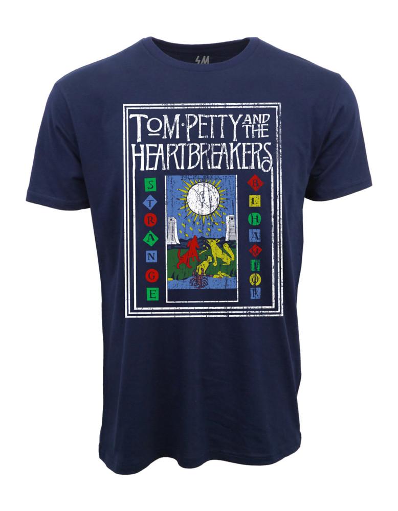 1989 TOM PETTY & THE HEARTBREAKERS  STRANGE BEHAVIOR TOUR ВИНТАЖНЫЙ ВИД АРТ ФУТБОЛКА Унисекс Футболка L