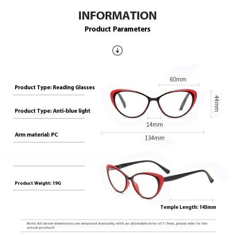 Presbyopia Glasses with Spring Temples Elastic Hinges Lightweight Comfortable Reading Glasses for Men Women