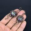 Mystic Topaz 999 Copper Wire Wrapped Earrings, Handmade Gemstone Jewelry  Earrings, For Memorial Day