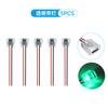 [5PCS] 2Pin USB Type C Input Type Charging Receptacle Molded Straight Female Chassis Connector Waterproof USB-C Power Por