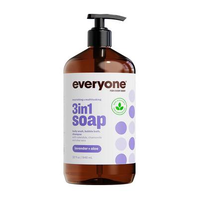 Savon 3 en 1 Everyone Lavande + Aloès, 32 fl oz