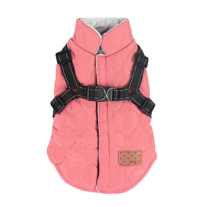 Dog Jackets Winter Warm Dog Clothes for Small Dog Stand Collar Pet Clothing Kitten Cat Windproof Jackets Hoodie Coat