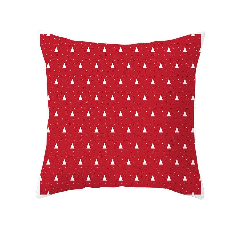 Luxurious Peach Skin Velvet Cushion Cover Featuring Santa Claus For Holiday Cheer