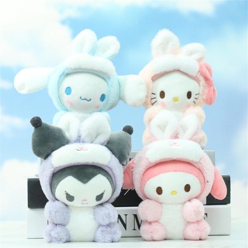 Portachiavi Bambola Coniglietto Sanrio Peluche Carino, Costume Popolare Animale Domestico, Regalo Per Festival, Accessorio per Chiavi