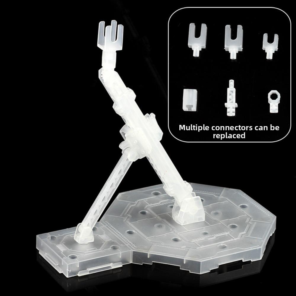 Replaceable Connectors Action Figure Stand Adjustable Arm Model Support Stand  Model Display