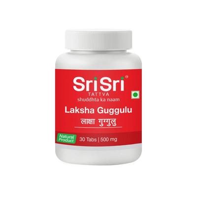 Laksha Guggulu 500 Mg | Classical Ayurvedic Herbal Tablets | 30 Tabs |