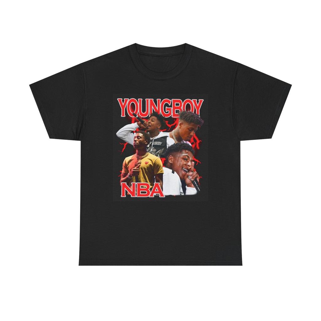 YoungBoy Graphic T Shirt Vintage Rap Gear Unisex Heavy Cotton Tee