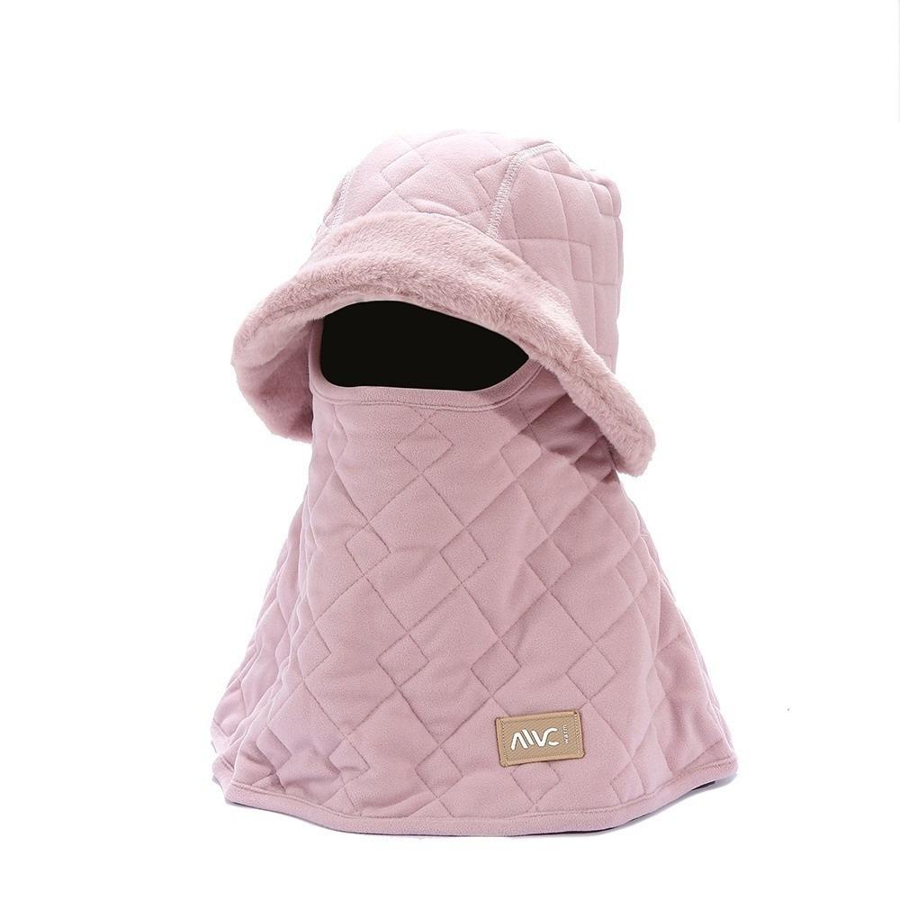 

Ветрозащитная шапка-пуловер, теплая шапка-подшлемник, новая шапка-бини, для занятий спортом на открытом воздухе розовый