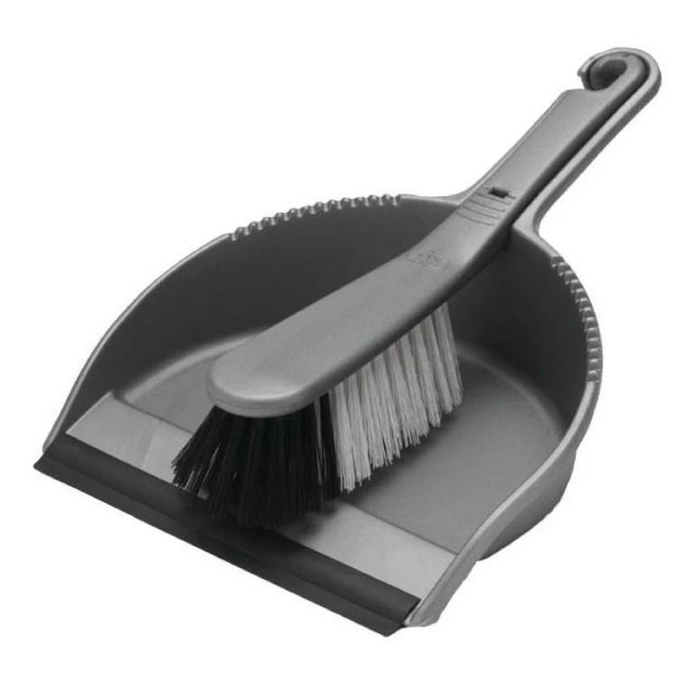 Addis Metallic Dustpan and Brush