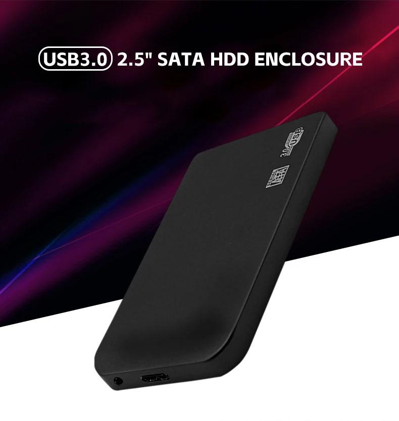 Xiaomi USB 3.0 HDD Enclosure 2.5" SATA HDD SSD External Hard Drive Case 5Gbps High Speed External Hard Drive Disk Box for PC Laptop PS5