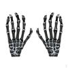 2 Pcs Skull Modal Hand Hair Clips Date Accessory