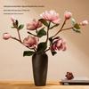 Composizione di fiori artificiali di magnolia: Set decorativo in ceramica per sala da pranzo o soggiorno