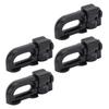 4Pcs L Track Double Stud Tie Down Fitting Carbon Steel L Track Rail Double Stud Fitting for Truck Bed Trailer Cargo