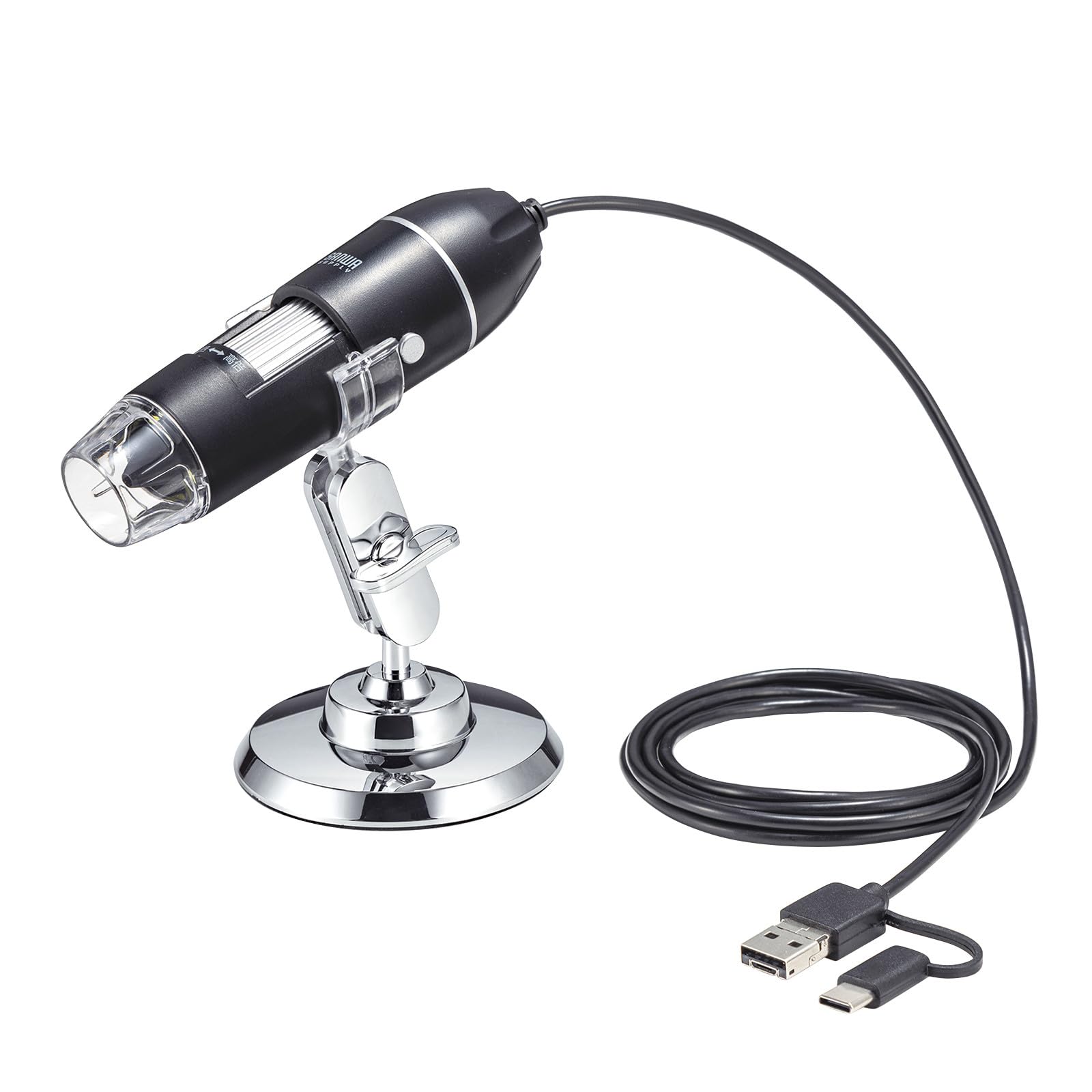 

Sanwa Supply 2 Megapixel (Full HD Compatible) USB Microscope LPE-08BK