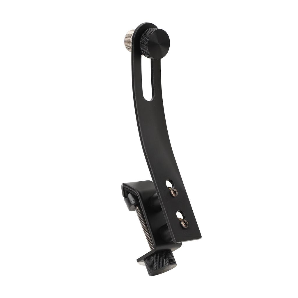 Drum Microphone Clip Aluminium Alloy Anti Shake Adjustable Height Drum Mic Mount Clamp