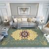 Retro American Style Living Room Carpet Classical Decoration Home Sofa Machine Washable Rug Lounge Bedroom Non-slip Mat Fully