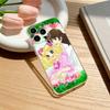 Candy 90s Anime Phone Case For iPhone 17 16 15 14 13 12 11 Mini Pro Max Plus Transparent Cover