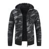 Men's Plush And Thick Camouflage Sweater Men's Clothing Jacket Hooded Cardigan