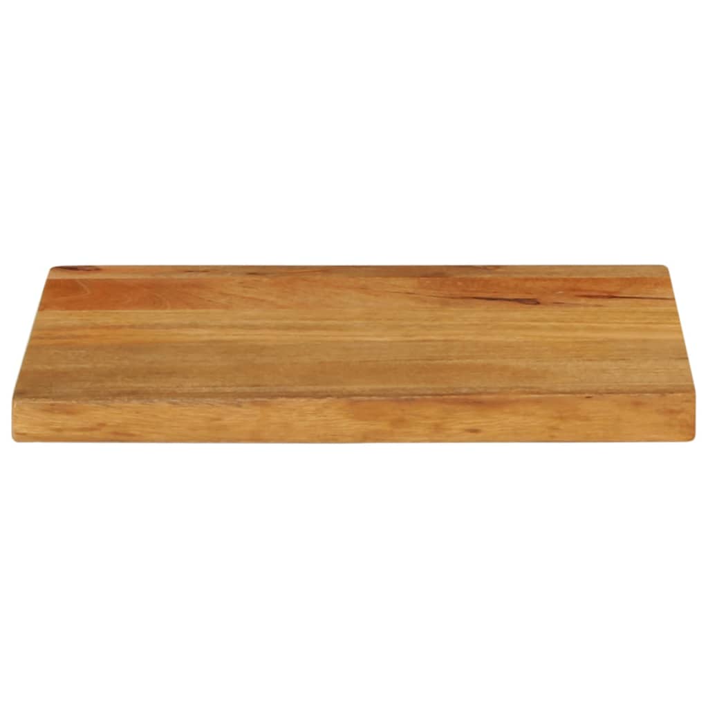 Vidaxl Tabletop with Natural Edge, 50x30x3.8 Cm, Mango Wood