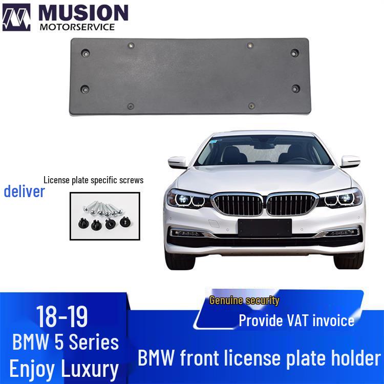 Manshi Luxury Front License Plate Panel for BMW G38 528Li, 530Li, 540Li
