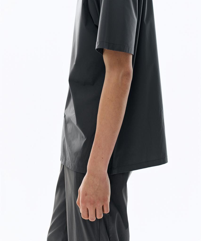MUSINSA STANDARD [Silent Function] Short Sleeve Shirt [Gray]