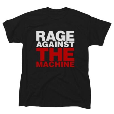 Rage Against The Machine Men's T Shirt Band Music Cotton Crew