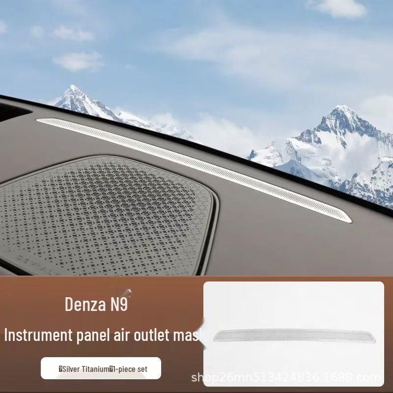 Stainless Steel Dustproof Cover for Denza N9 Instrument Panel & Center Console