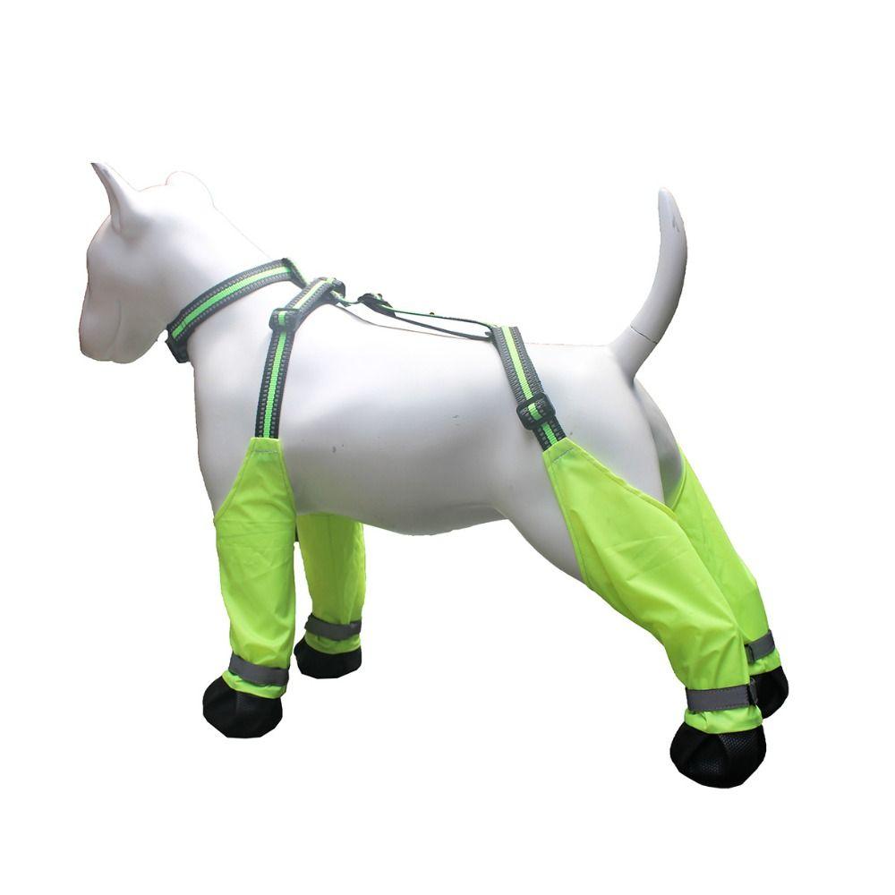 Nightsafe Pets Dustproof Shoes Reflective Dog Paw Protector Dog Trousers Foot Cover Dog Travel