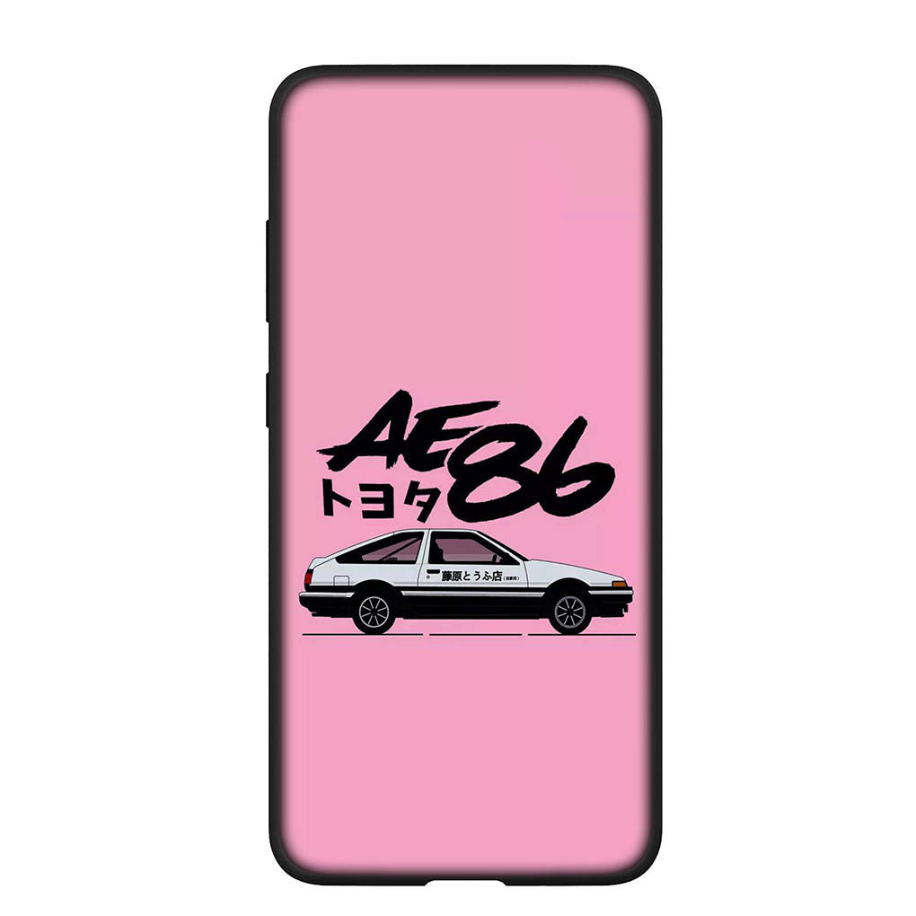 Phone Case for Samsung Galaxy S25 S24 S23 iPhone 16 15 Xiaomi Redmi Note 14 13 12 11 Pro Max OPPO Moto Huawei Supercar Initial D Super Car AE86 Cover