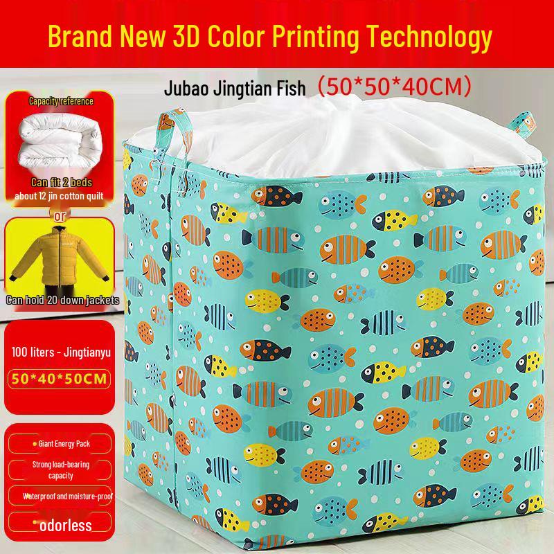 Bolsa de Almacenamiento Impermeable y Transparente de Gran Capacidad para Edredones y Ropa