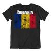 Roemenië vlag T-shirt T-shirt Tee top stadskaart Stalen Kroon GOEDE TRICOT kleding