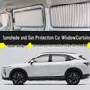 Wuling Xingguang S Sunshade Curtains: Heat-Insulating Car Window Curtains for Specific Model with Double Rail Design