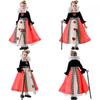 The Red Queen Cosplay Dress For Girls With Tulle Skirt For Halloween Parties