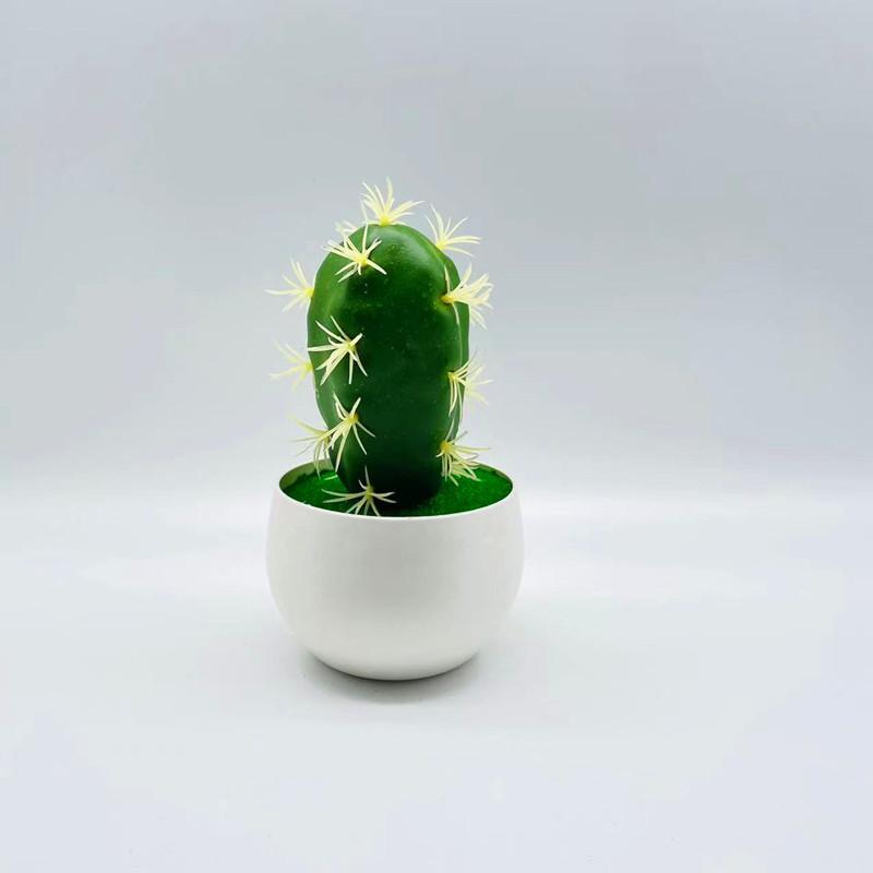Artificial Cactus Simulated Green Plants Desktop Potted Indoor Decoration