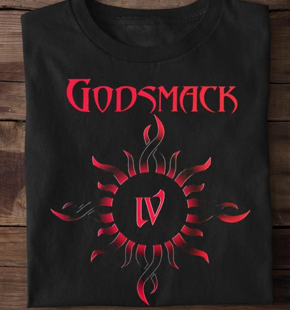 Godsmack Basic Cotton Black Full Size Unisex T-Shirt Unisex T-Shirt S