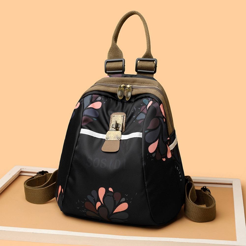 Zaino stampato alla moda nuovo zaino leggero zaino da viaggio scolastico multifunzionale di grande capacità
