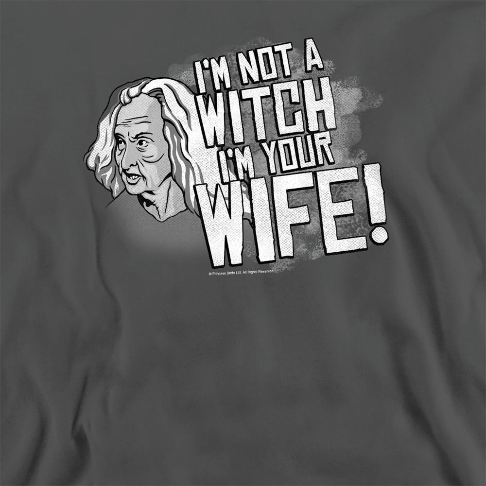 The Princess Bride Unisex Adult Not A Witch Tagless Sweatshirt