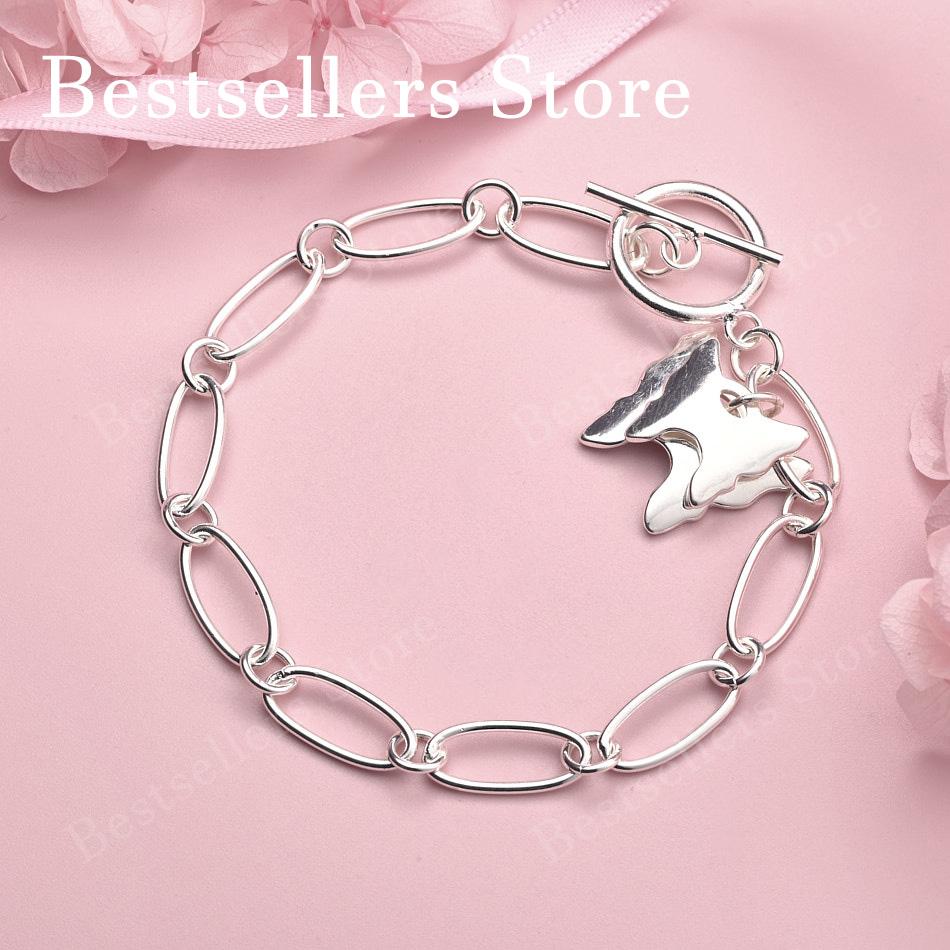 925 sterling silver 8-inch exquisite double-layer butterfly bracelet, fashionable women's wedding jewelry, party accessories