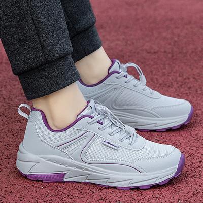 Casual Sports Shoes  Autumn Women's Shoes Breathable Mesh Walking Shoes Lightweight Elderly Shoes