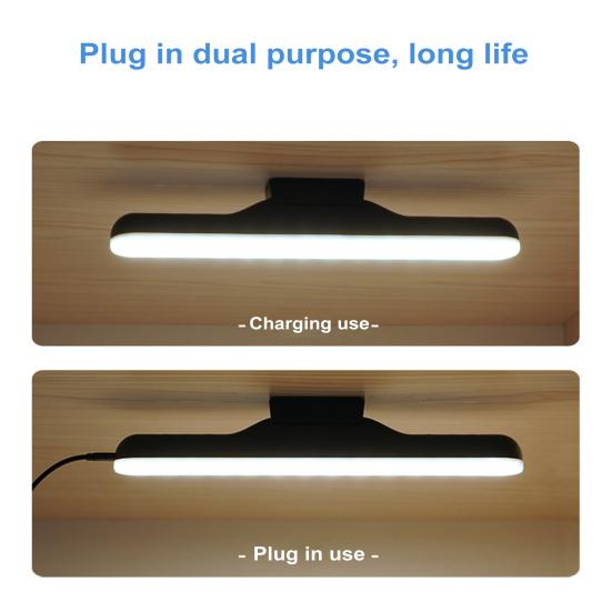 Mirror Light Eye Touch Control Protection Wireless Portable Makeup Hanging Lamp for Bathroom