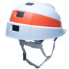 DIC Plastic IZANO2 Folding Line Helmet, White/Orange