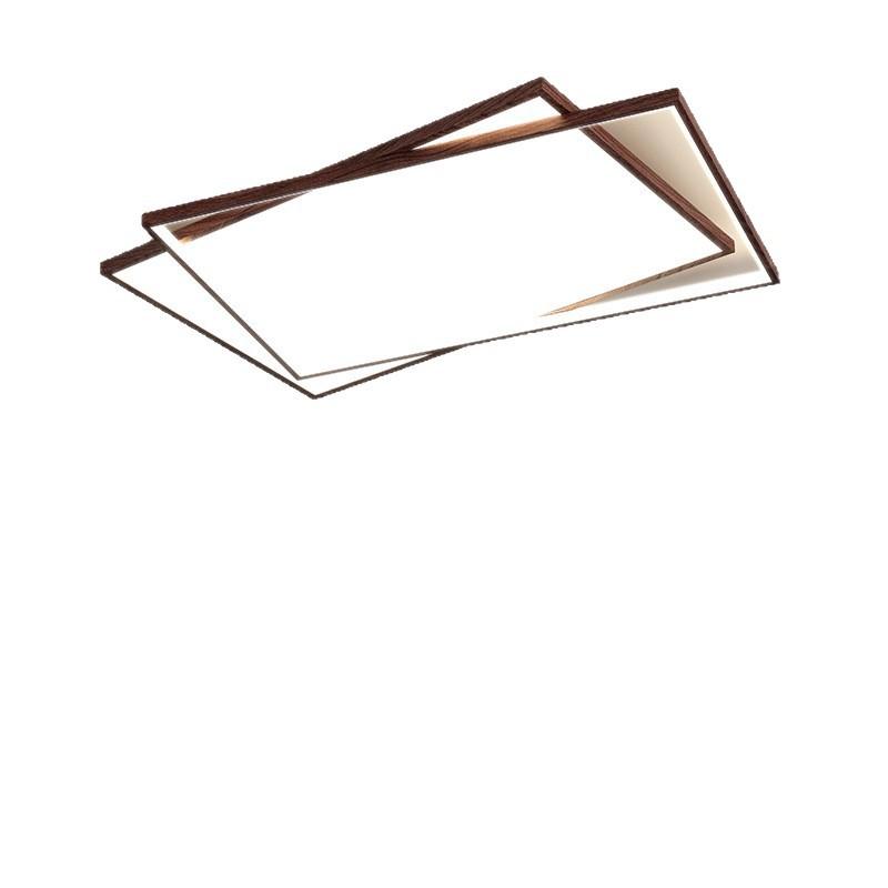 Modern Led Ceiling Lights Peach Wood Grain Bedroom Simple Surface Led Ceiling Lamp Dimmable For Living Room Bedroom Dining Room