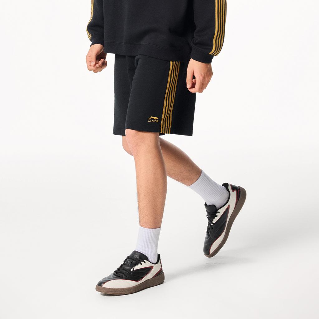 Li Ning Sports Lifestyle Series Logo Stitching Casual Shorts Men shorts AKSW227-1