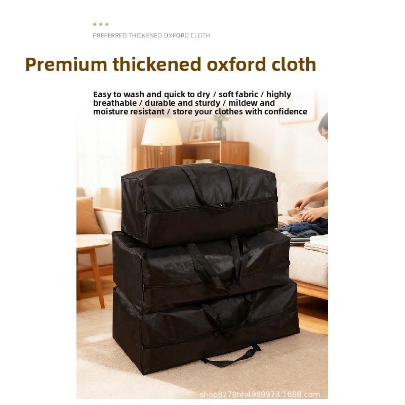 Waterproof Oxford cloth moving packing bags, luggage bags, clothing and quilt storage bags, 2-pack