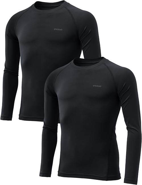 

Детское компрессионное термобелье с длинным рукавом, юниорский комплект, быстросохнущая футболка, спортивное нижнее белье, для футбола, бейсбола, бега, для мальчиков, девочек, детей [Tesla] 2 предмета [УФ]