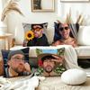 Singer BBad BBunny Various Sizes Square Pillow Case For Car Home Bedchamber Decor